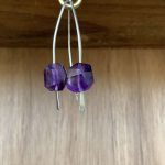 purple amethyst earrings